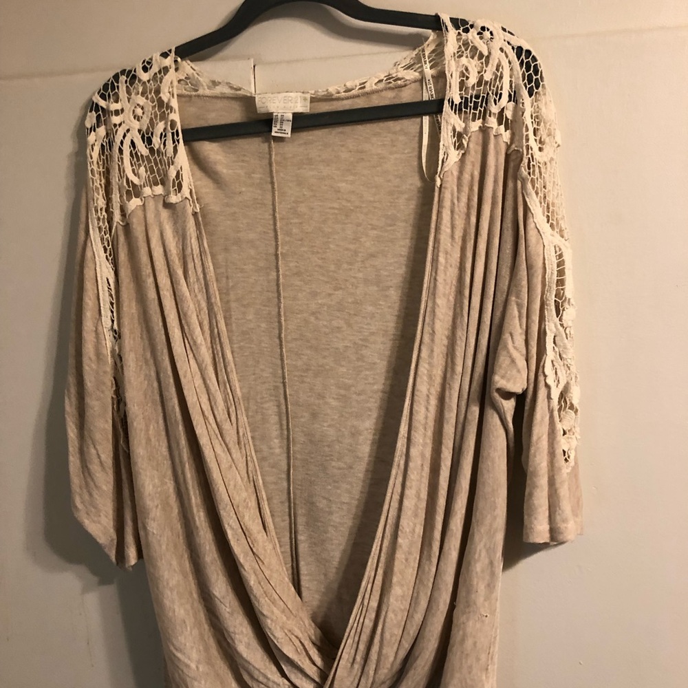 Crochet sleeve top